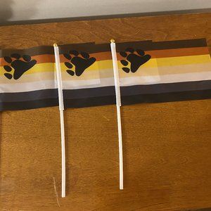 Bear Pride flags (Set of 3)